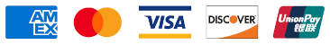 American Express, Mastercard, Visa, Discover, UnionPay Accepted