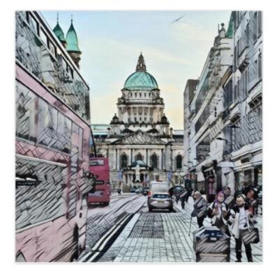Belfast Greeting Card